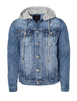Hooded Denim Jacket [AK109]
