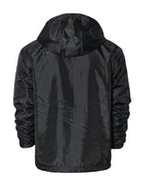 Reversible Hooded Windbreaker Jacket [Black-01LAX]