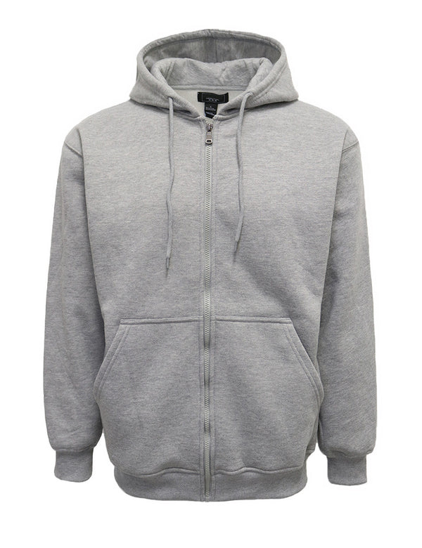 Essential Heavy Fleece Zip-Up Hoodie [AG118]