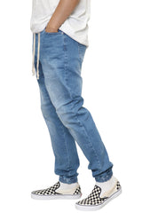 Washed Denim Jogger Pants [AP03]