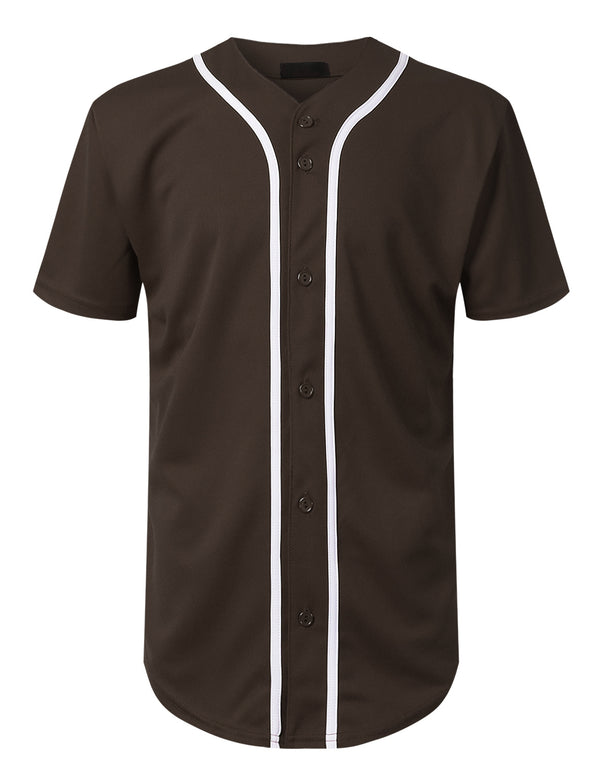Basic Baseball Jersey [Brown-WB171]