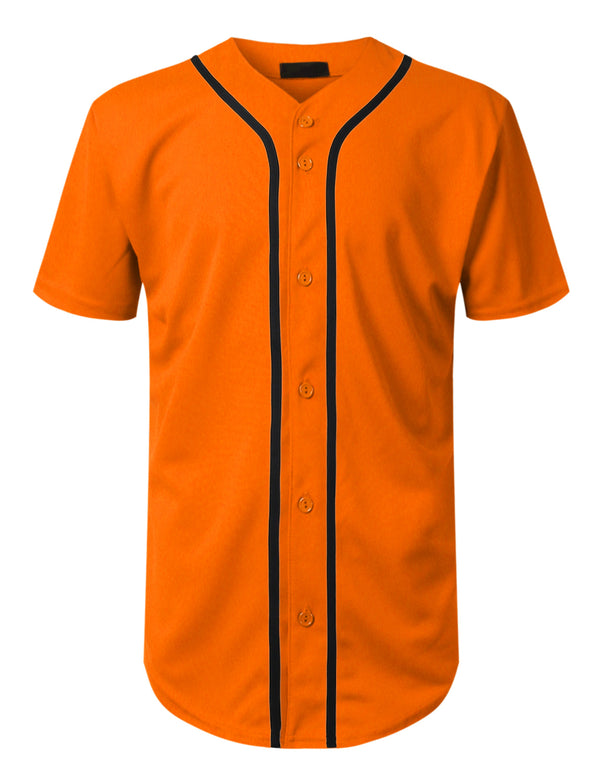 Basic Baseball Jersey [Orange-WB171]