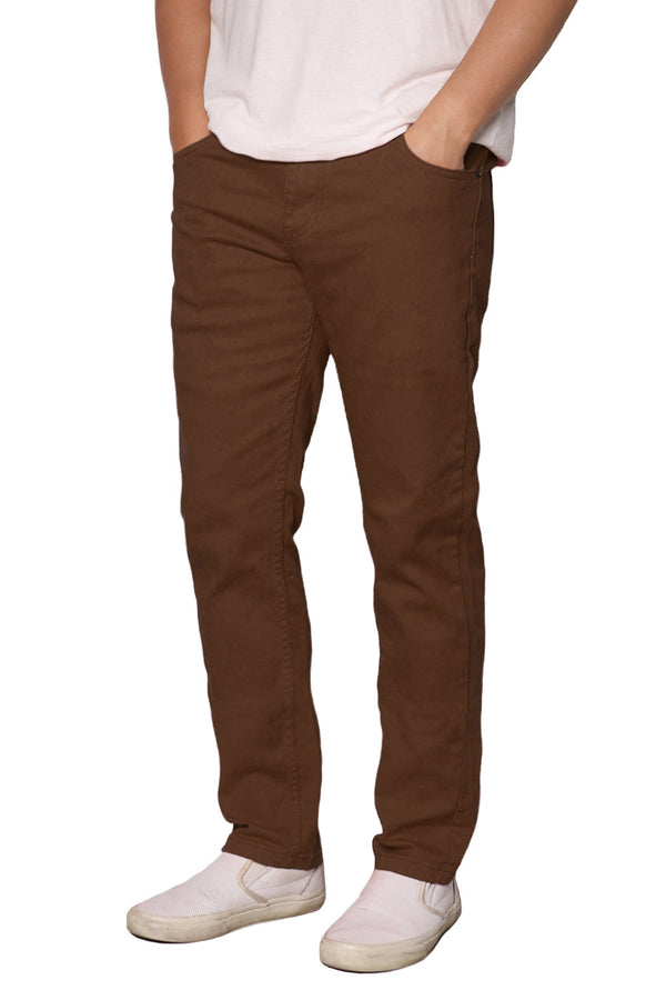 Essential Skinny Colored Jeans [Brown-AP037]