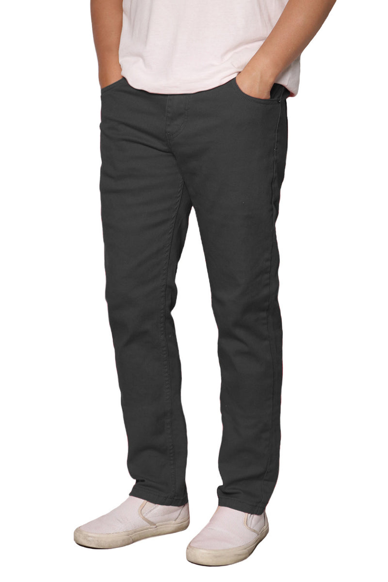 Essential Skinny Colored Jeans [Charcoal-AP037]