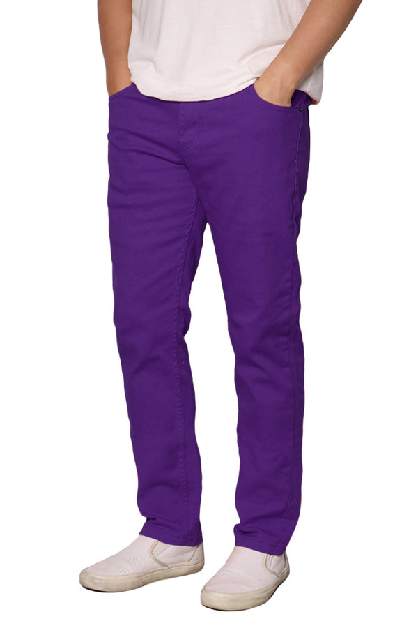Essential Skinny Colored Jeans [Purple-AP037]