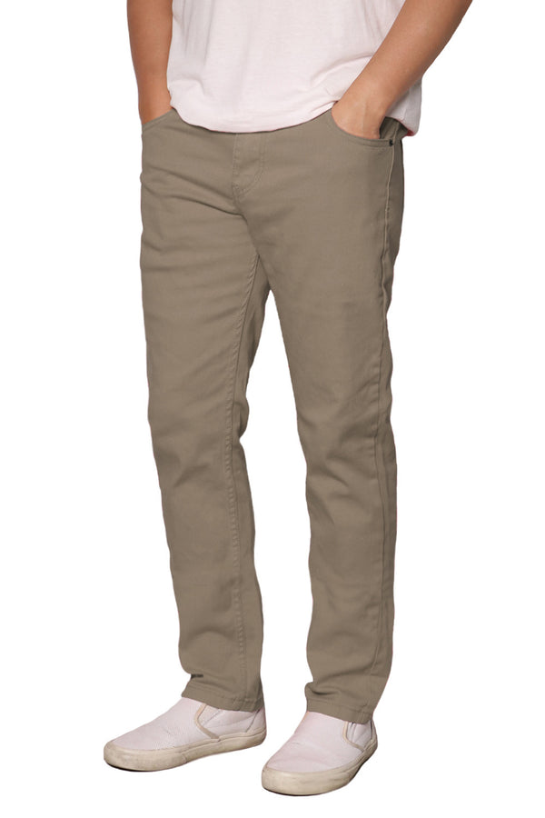 Essential Skinny Colored Jeans [Taupe-AP037]