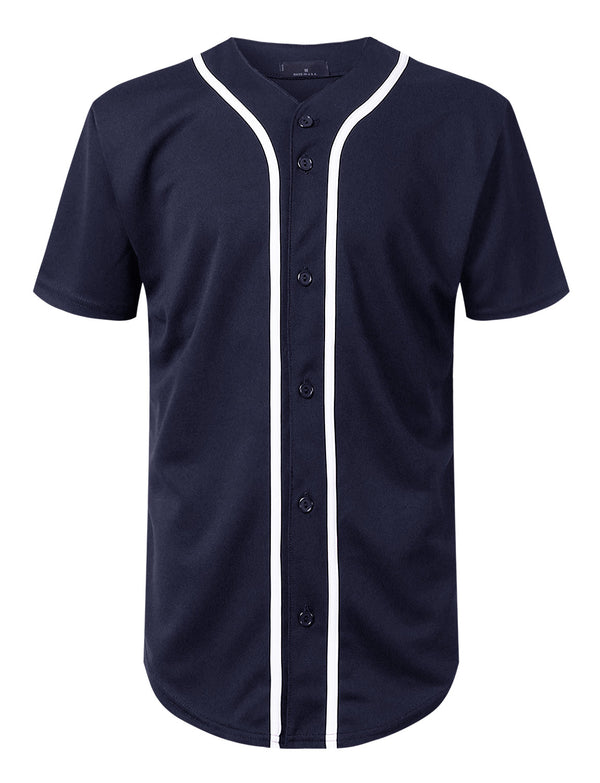 Basic Baseball Jersey [Navy-WB171]