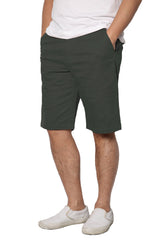 10.5" Slim Fit Chino Shorts [Charcoal-AP006]