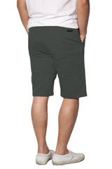 10.5" Slim Fit Chino Shorts [Charcoal-AP006]