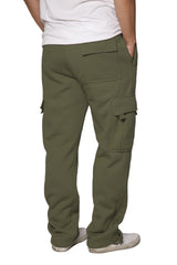 Heavyweight Fleece Cargo Sweatpants [Olive-AP77]