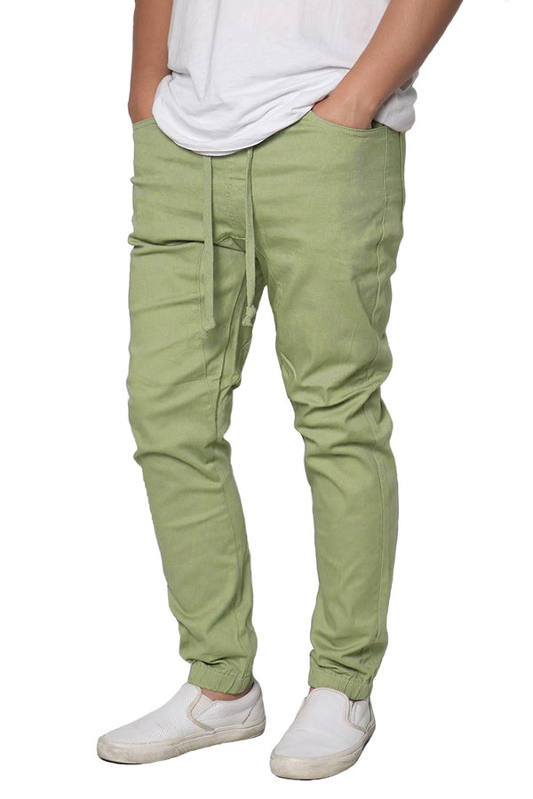 Twill Jogger Pants [Pistachio-AP04]