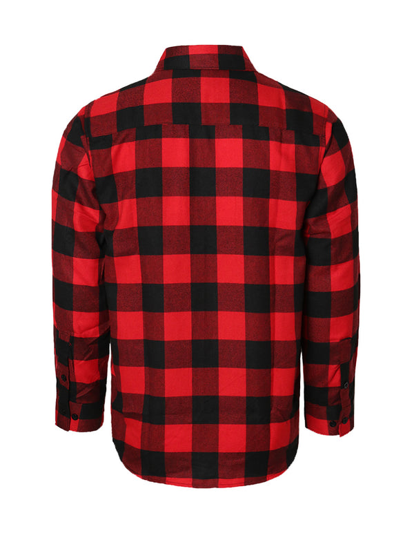 Flannel Shirts [Red/Black-YFS-B7]