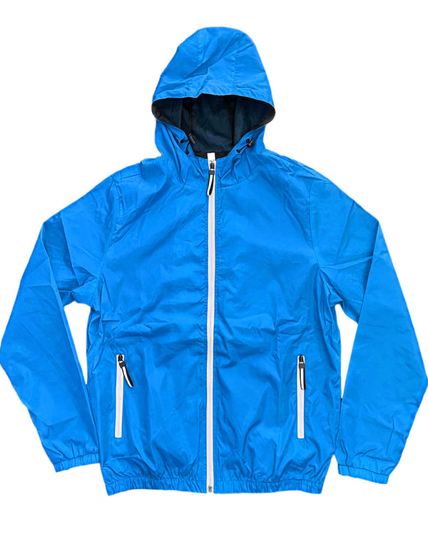 Reflective Zipper Windbreaker [Royal-AWB6200]