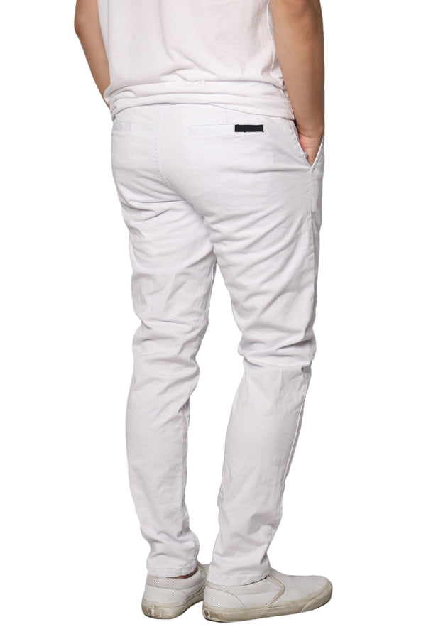 Skinny Chino Pants [White-AP250]