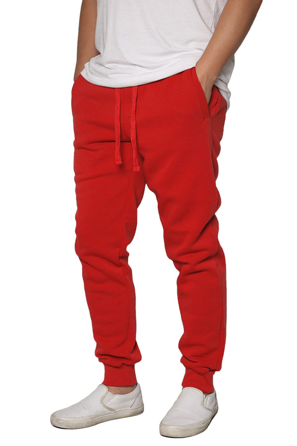 Basic Fleece Jogger Sweatpants [Red-AP71]