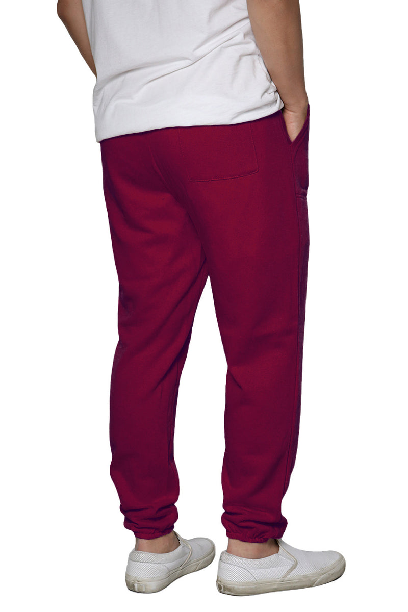 Lightweight Fleece Jogger Pants [Burgundy-AP78]