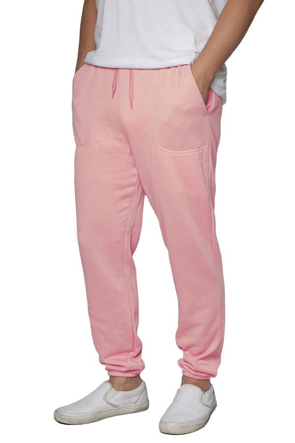 Lightweight Fleece Jogger Pants [Pink-AP78]