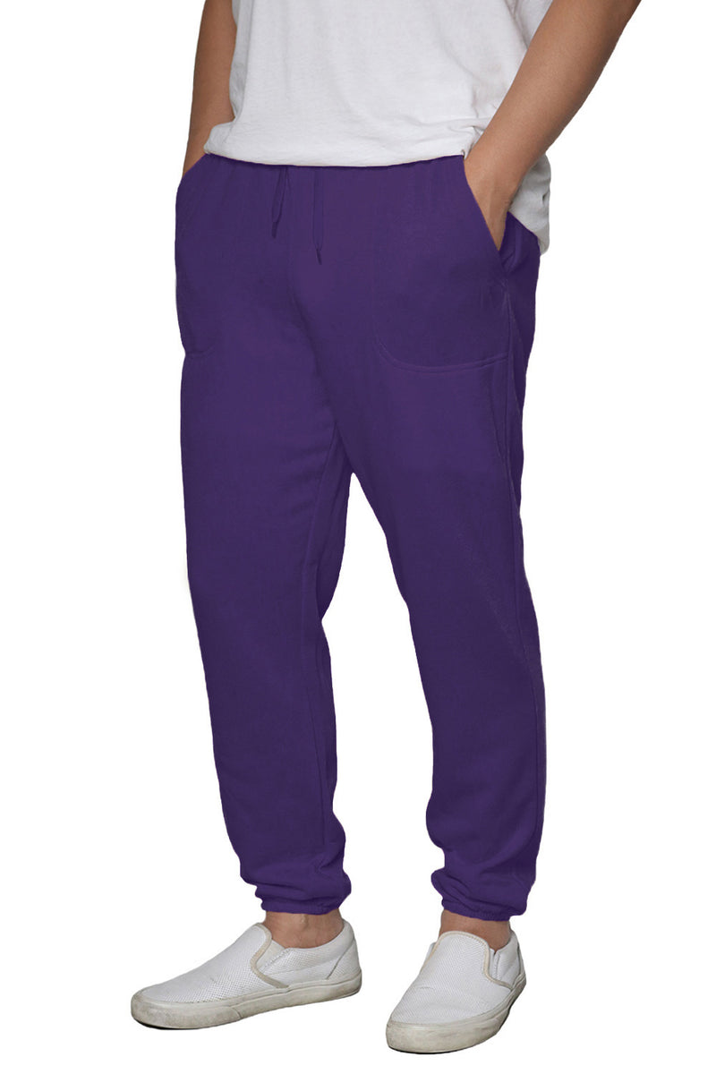 Lightweight Fleece Jogger Pants [Purple-AP78]