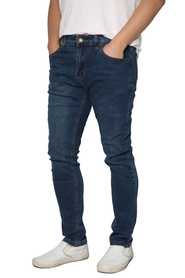 Washed Super Skinny Jeans [Desert Blue-AP000]