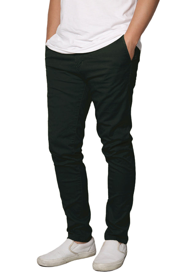 Skinny Chino Pants [Black-AP250]