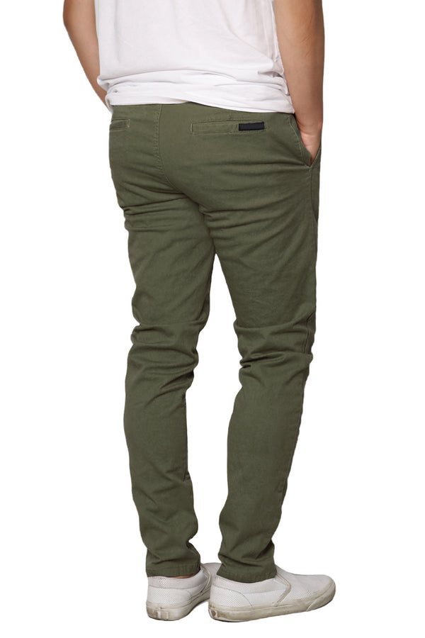 Skinny Chino Pants [Olive-AP250]