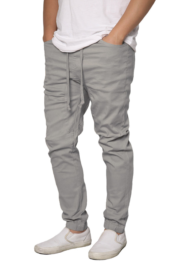 Twill Jogger Pants [Grey-AP04]