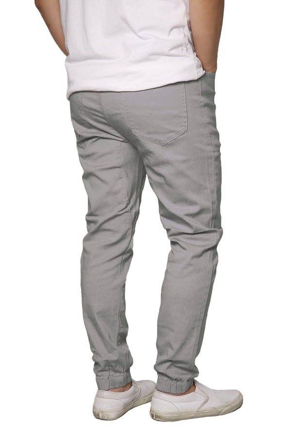 Twill Jogger Pants [Grey-AP04]