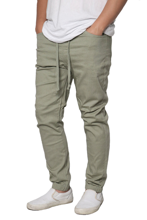 Twill Jogger Pants [Jade-AP04]