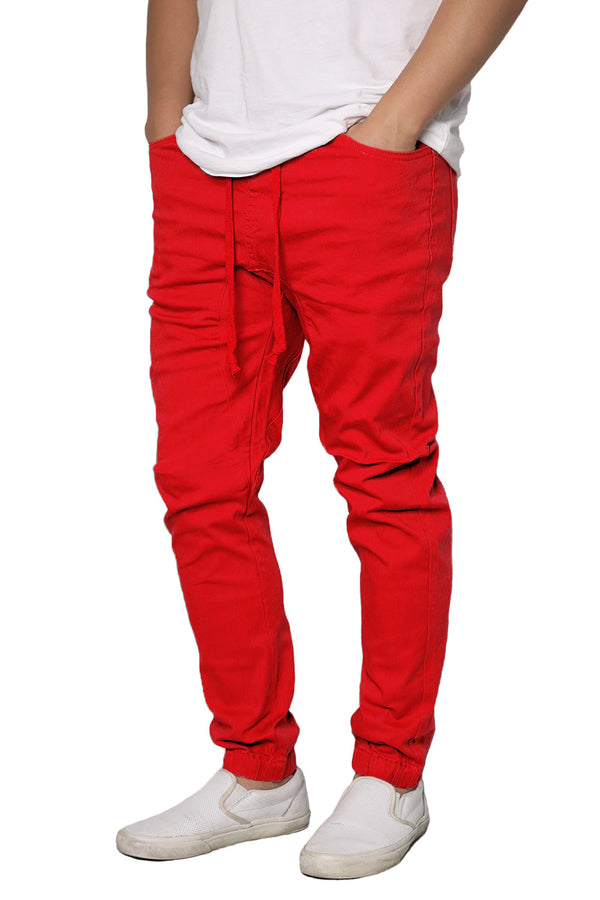 Twill Jogger Pants [Red-AP04]